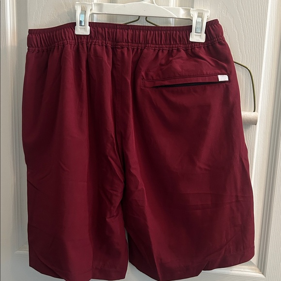 Dixxon flannel company Medium The Brad maroon premium lined athletic shorts - Picture 4 of 6
